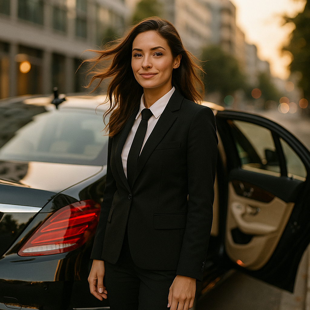 Chauffeur service at Manchester Airport delivering elegant, premium travel.
